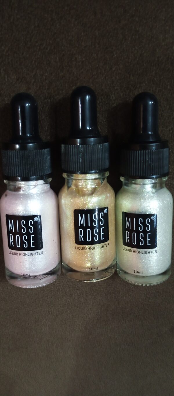 Miss Rose Professional Makeup High Beam Liquid Glitter Highlighter 10m