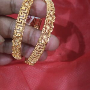 Artificial gold bangles size 2.6