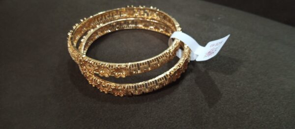 Artificial gold bangles size 2.6