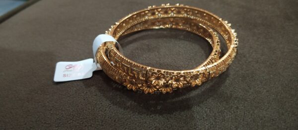 Artificial gold bangles size 2.6