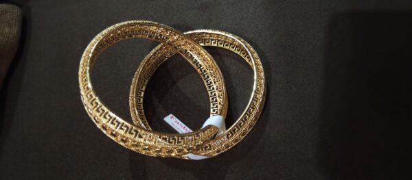 Artificial gold bangles size 2.6