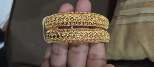 Artificial gold bangles size 2.6