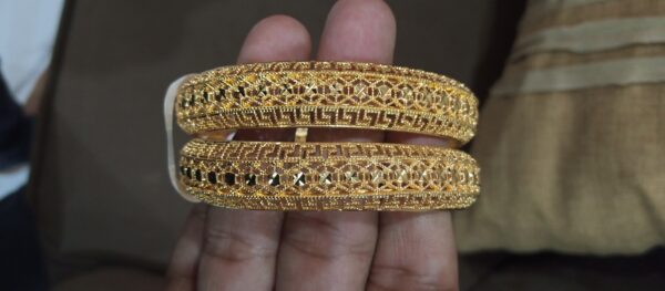 Artificial gold bangles size 2.6