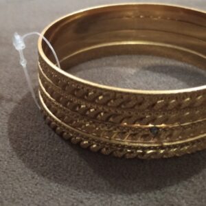 Artificial gold bangles size 2.6