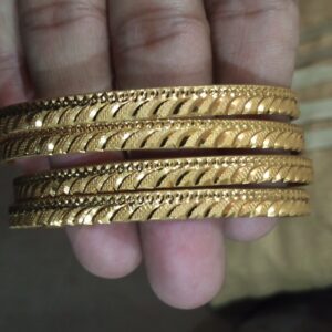 Artificial gold bangles size 2.6