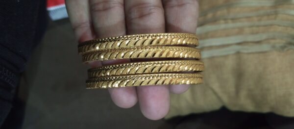 Artificial gold bangles size 2.6