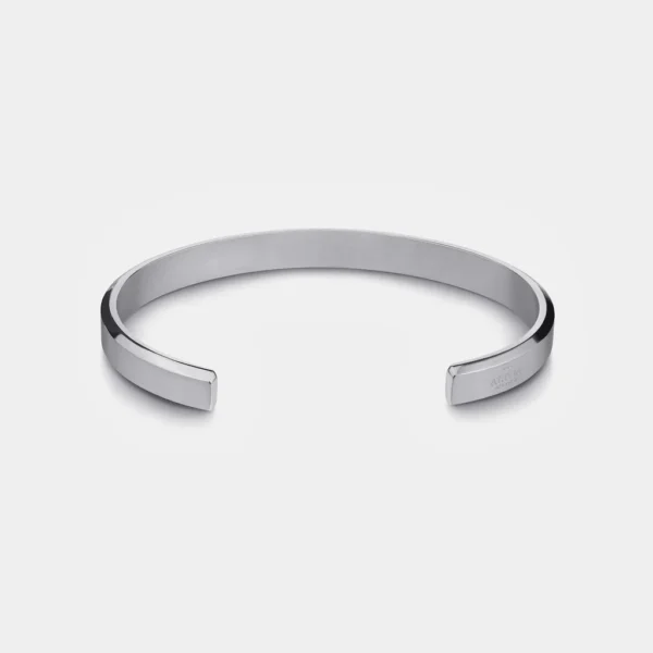 Silver cuff bracelet for men and women